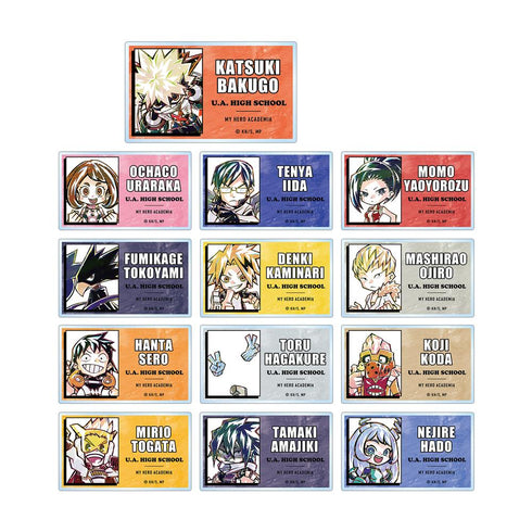 『僕のヒーローアカデミア』トレーディング デフォルメAni-Art アクリルネームプレート ver.B(単位/BOX)【202508再販】